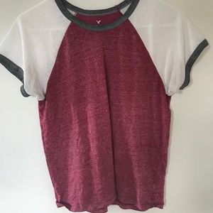 Maroon shirt